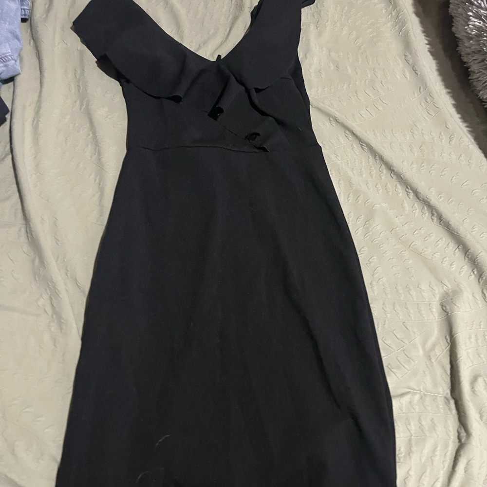 Elegant Black Dress Graduation or Homecoming